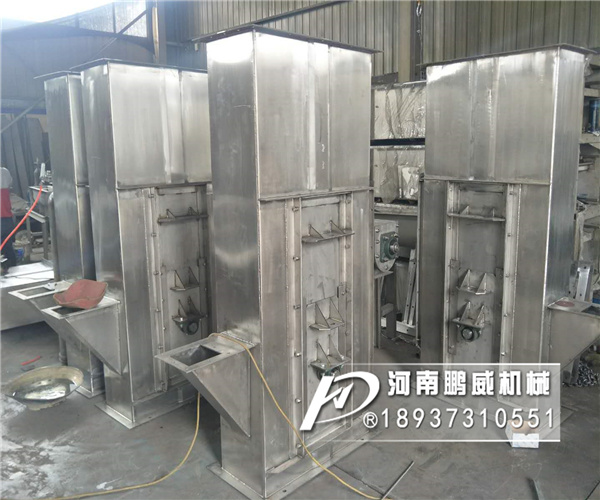 粘性物料斗式提升機(jī)料斗沾料有什么辦法可以解決？