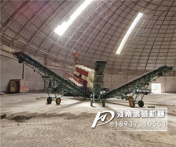 內蒙古趙總全密封四層沸騰篩使用現(xiàn)場