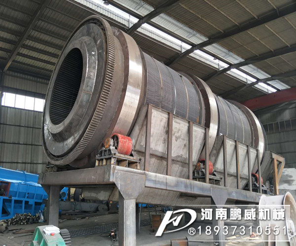 水洗沙式滾筒篩分機