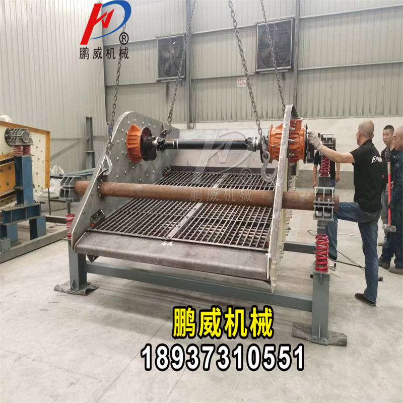 圓振動篩激振器上面的重錘角度怎樣調？
